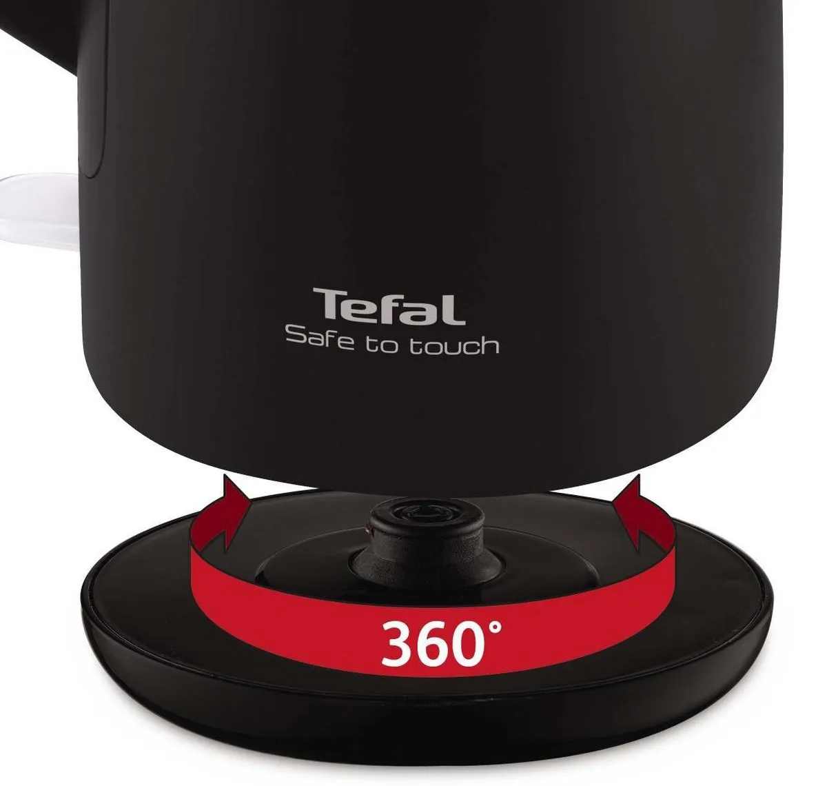 Tefal Safe to Touch KO3718 Waterkoker 2400W 1.5L - Zwart