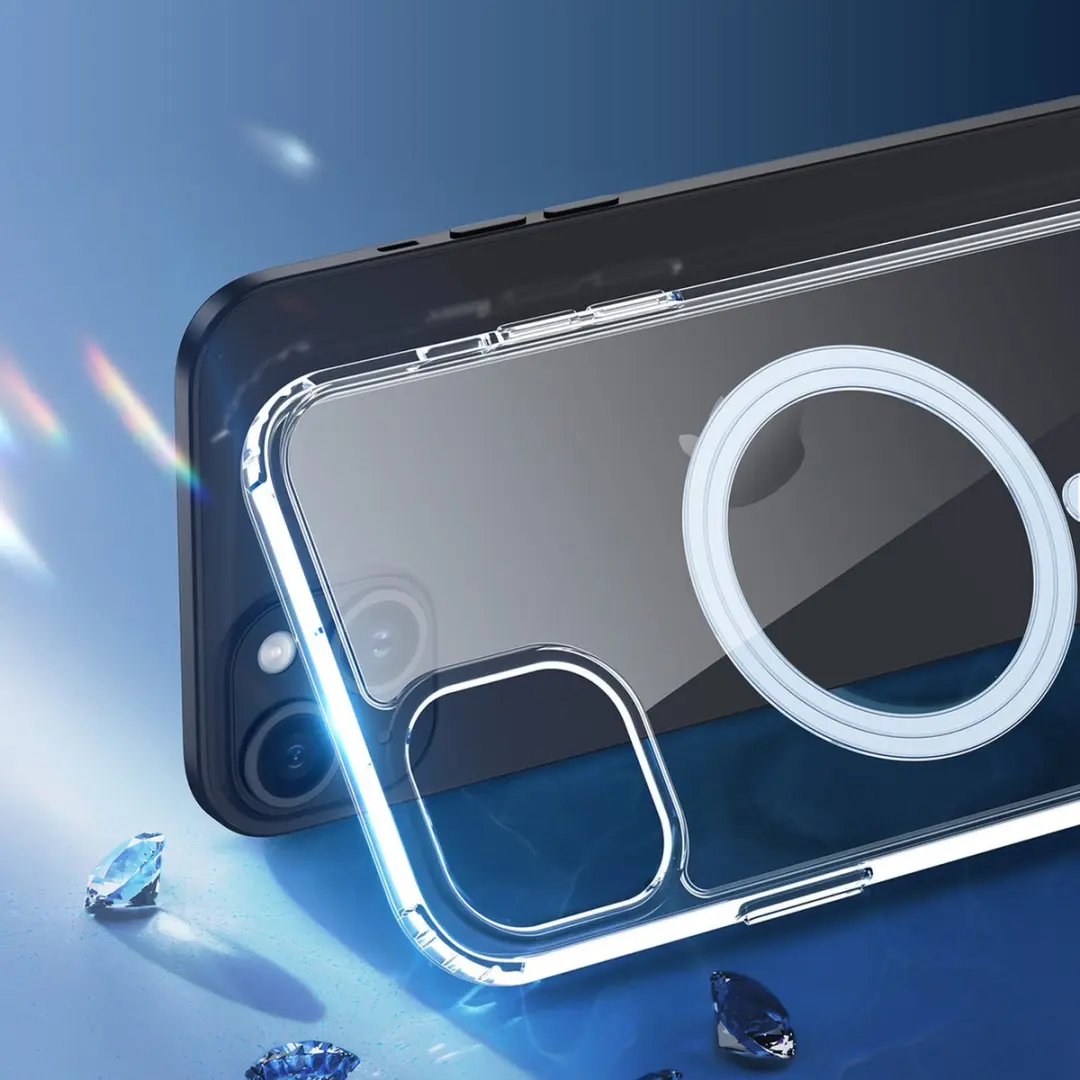 Dux Ducis Clin Mag Series iPhone 15 Hoesje - Transparant