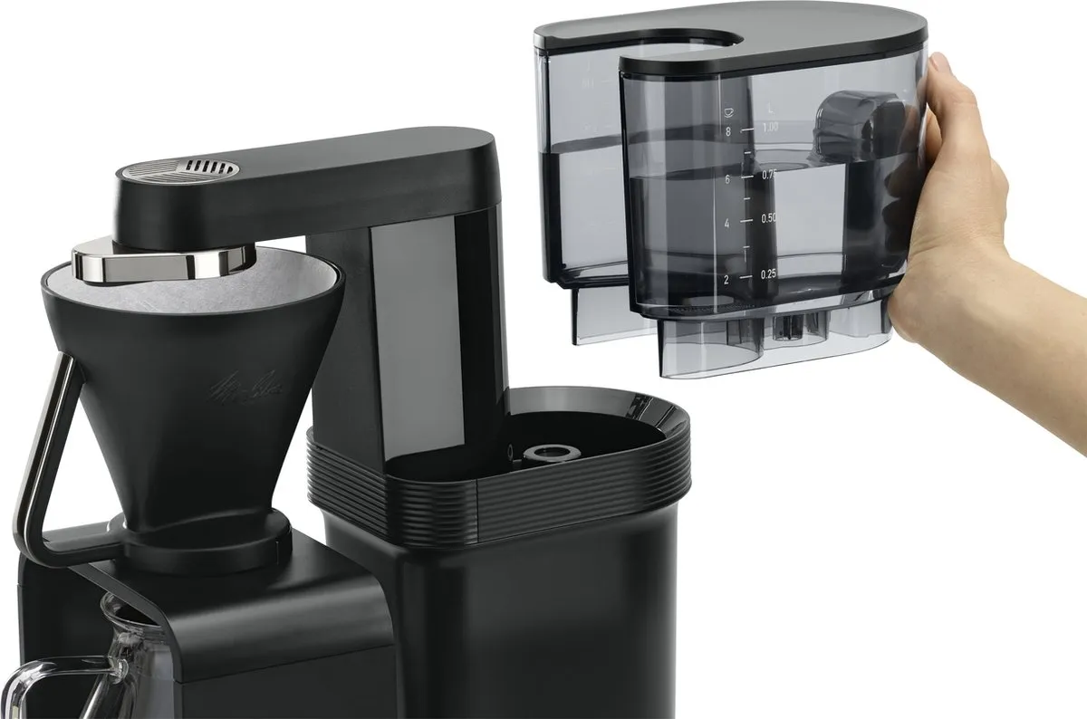 Melitta Epour 1024-11 Koffiezetapparaat - 1L - 2 Kopjes - Zwart/Zilver