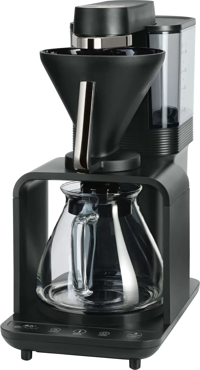 Melitta Epour 1024-11 Koffiezetapparaat - 1L - 2 Kopjes - Zwart/Zilver