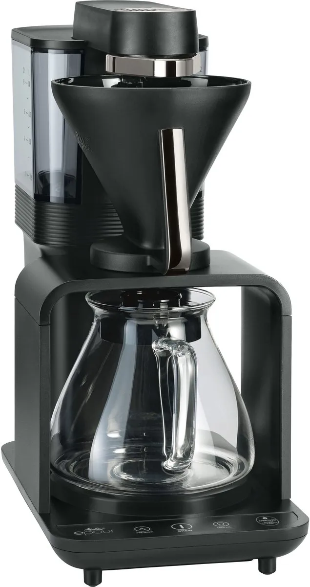 Melitta Epour 1024-11 Koffiezetapparaat - 1L - 2 Kopjes - Zwart/Zilver - afbeelding 6 van 6
