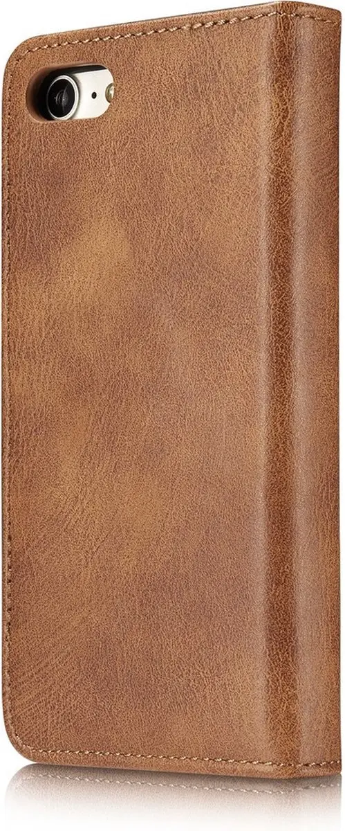 DG.MING iPhone X/Xs Hoesje 2-in-1 Book Case - Bruin
