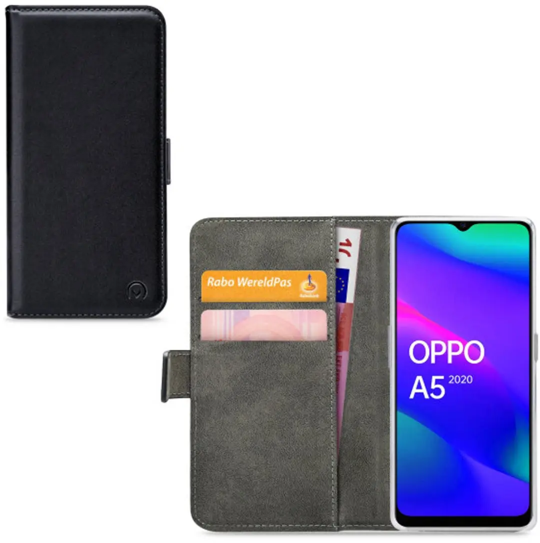 Mobilize Classic Gelly Wallet Bookcase OPPO A5 - Zwart