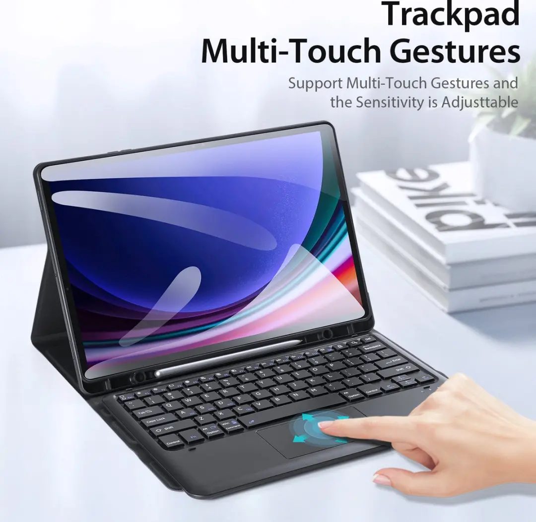 Dux Ducis Tablettoetsenbord S10 Plus - Zwart - afbeelding 6 van 6