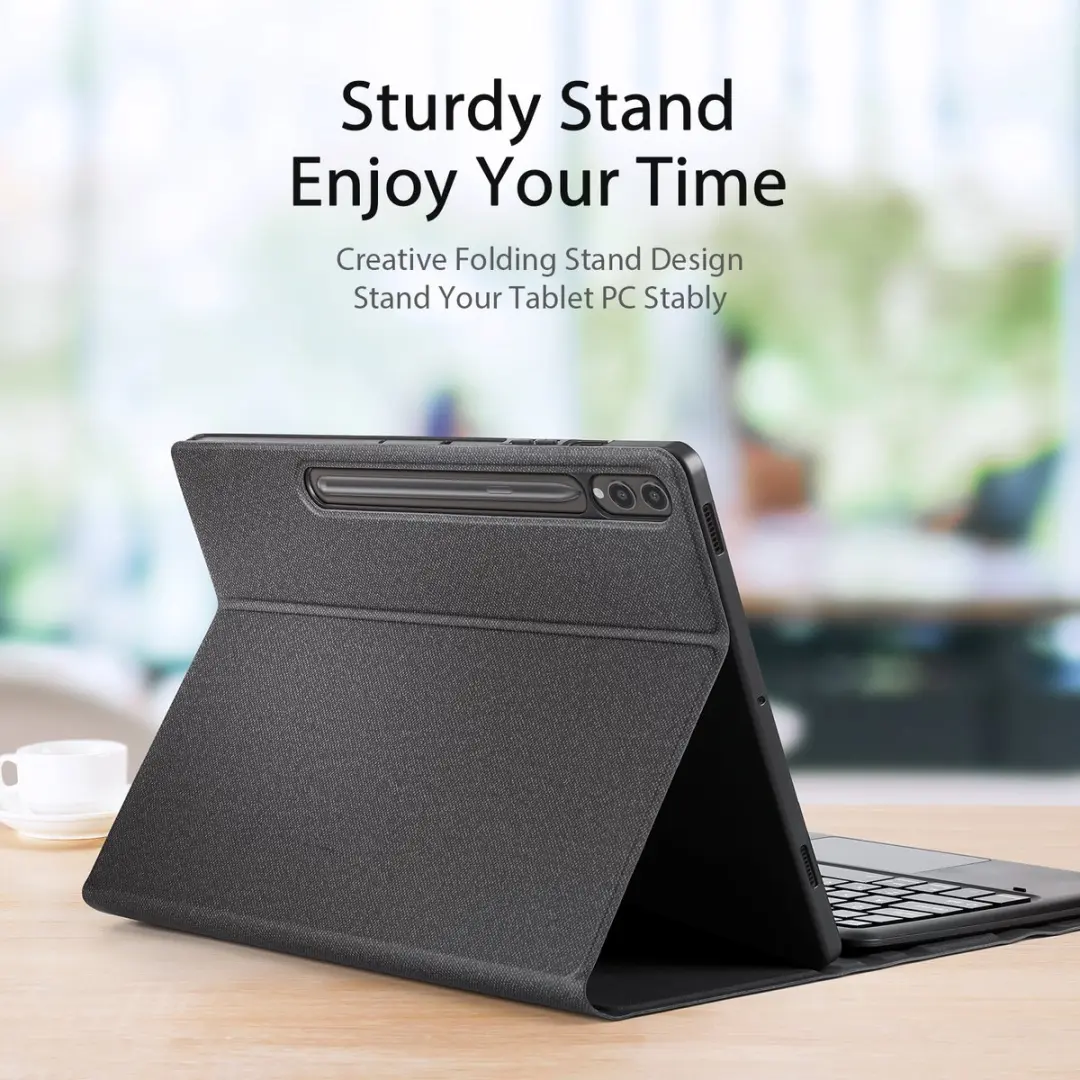 Dux Ducis Tablettoetsenbord S10 Plus - Zwart