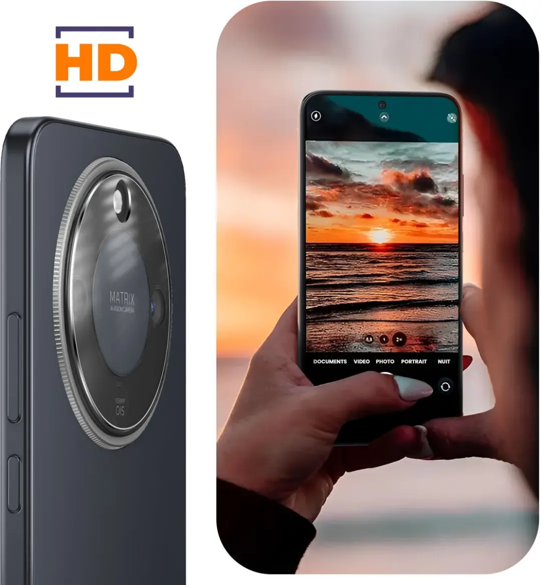 Imak Lens Protector Honor Magic 8 Lite - Transparant