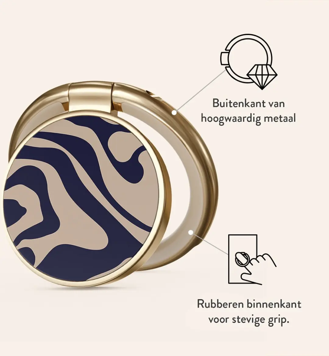 Burga Gouden Ringhouder - 360° Draaibaar - Vigilant - afbeelding 6 van 6