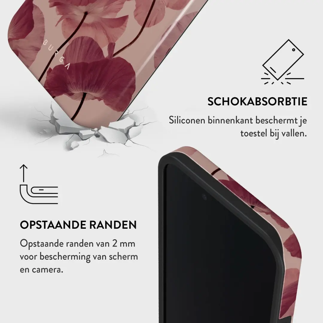 Burga Tender Kiss iPhone 16e Hoesje - Magneet - MPN 4772241037010