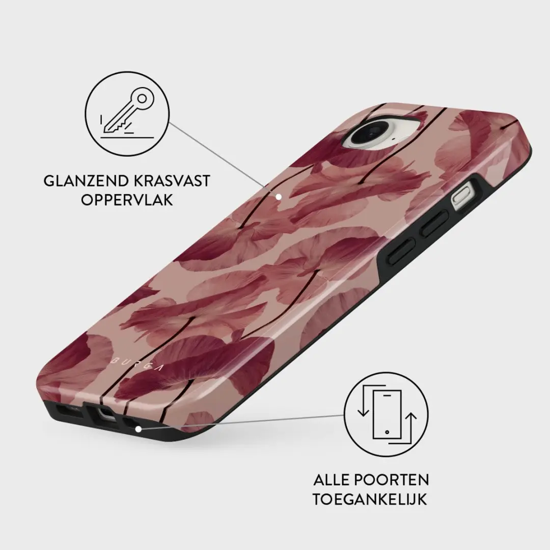 Burga Tender Kiss iPhone 16e Hoesje - Magneet - MPN 4772241037010