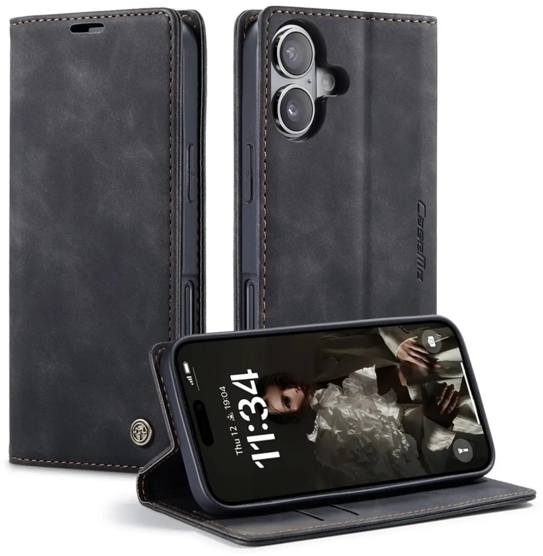 Caseme 013 Book Case iPhone 16 Hoesje
