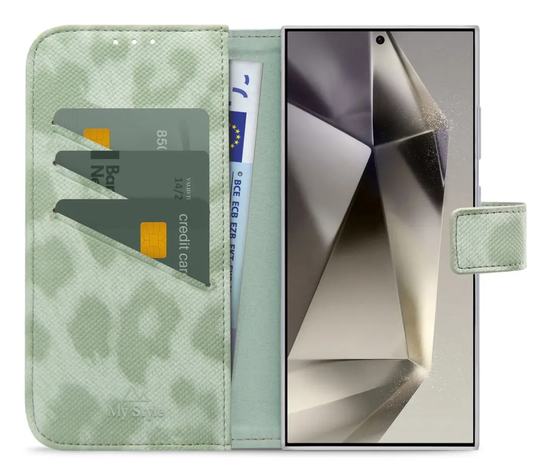 My Style MSFWLT1579 Telefoonhoesje Samsung Galaxy S24 Ultra - Groen