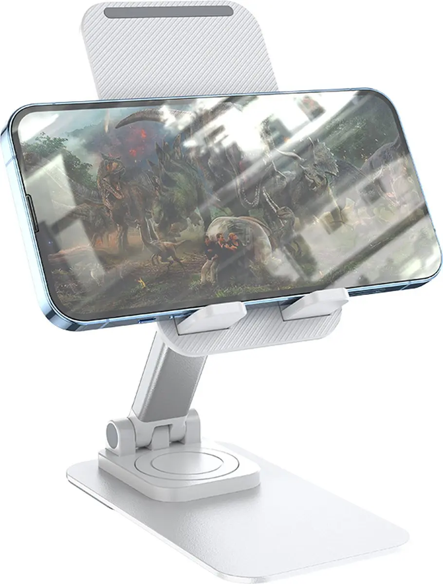 Hoco Telefoonhouder Verstelbaar Opvouwbaar Wit