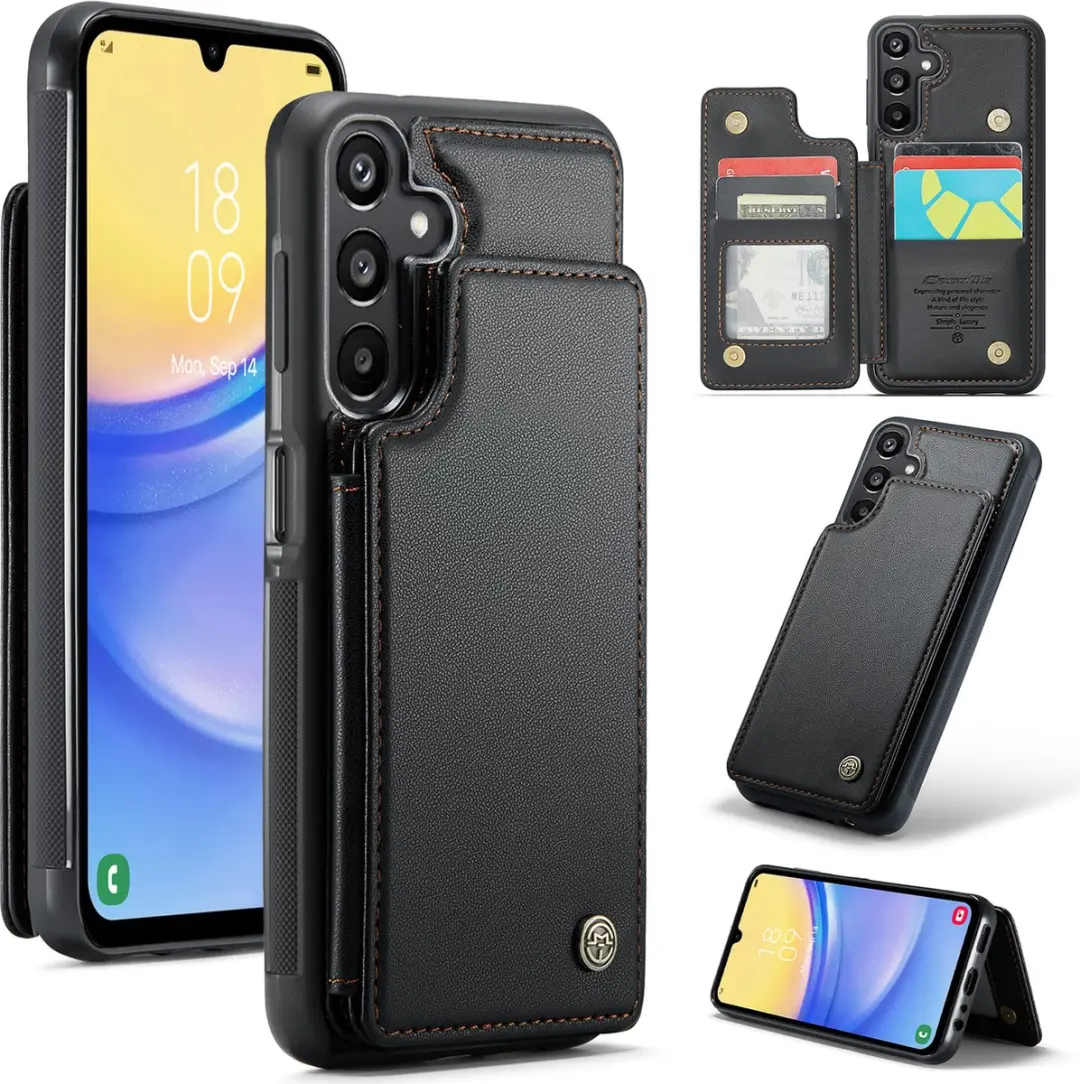 Caseme Luxe Portemonnee Backcover Galaxy A15