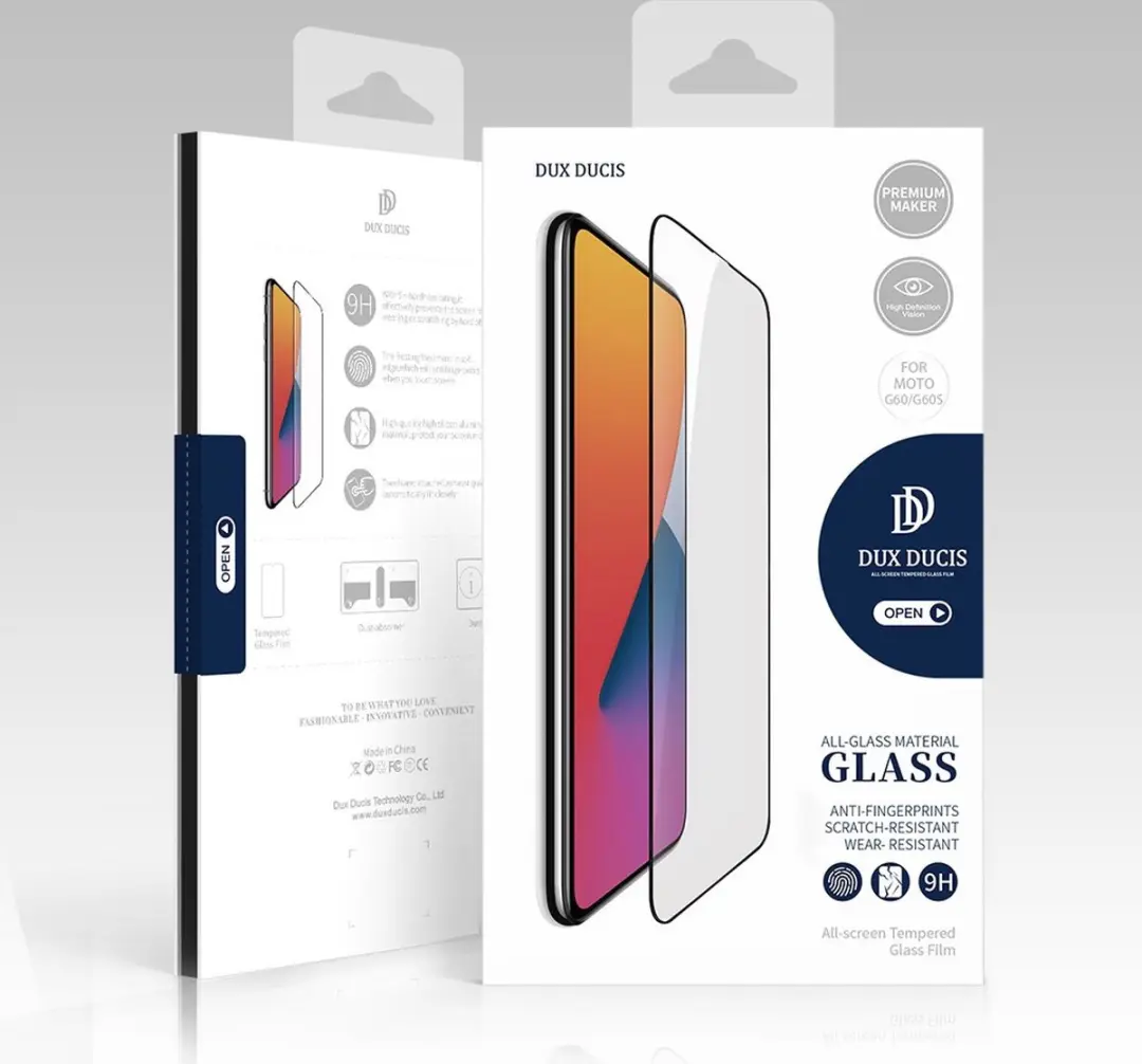 Dux Ducis Screen Protector Motorola Moto G60s - Zwart