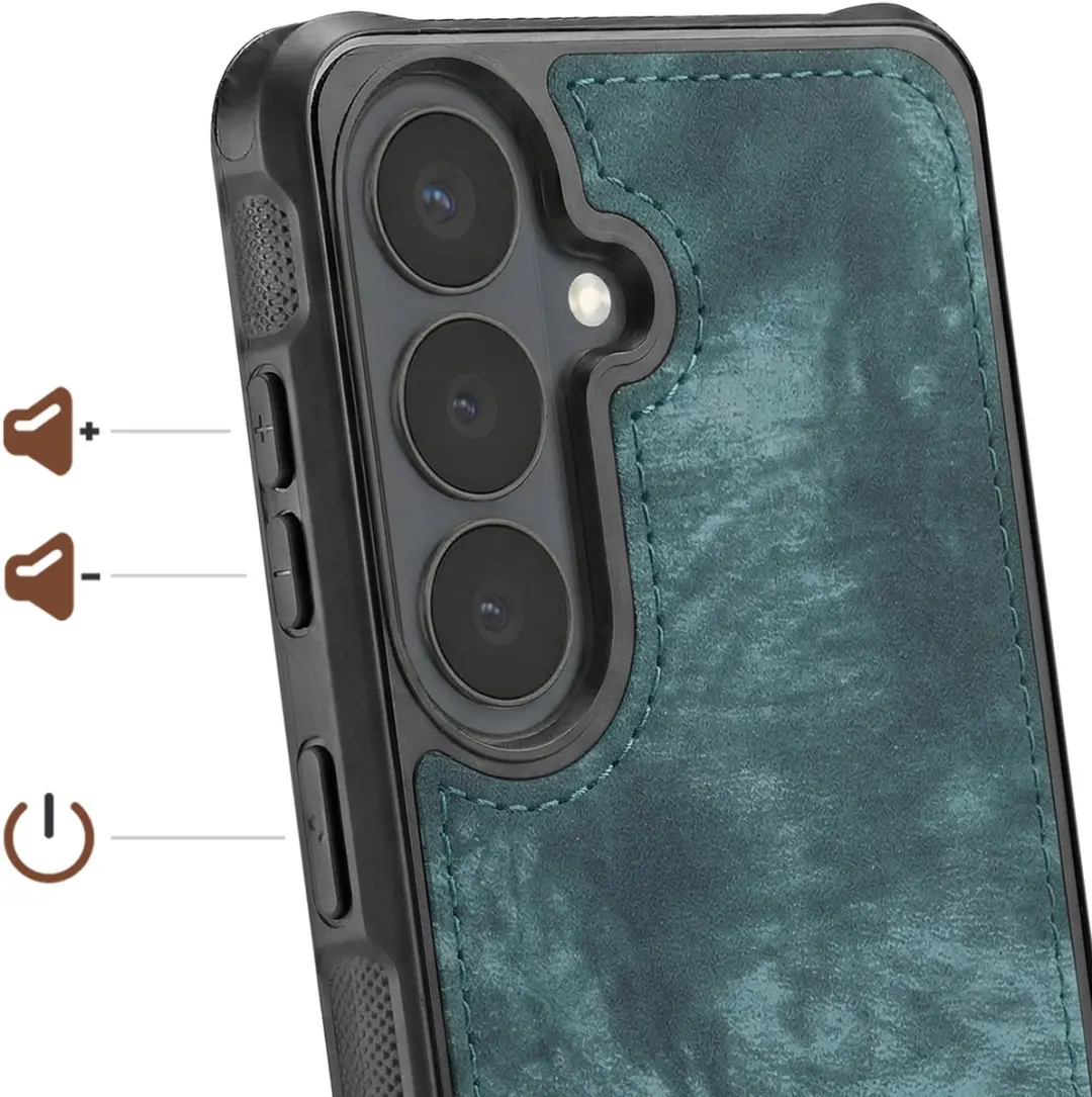 Caseme Folio-Kazval S26R 2-in-1 Hoes Portemonnee - Blauw