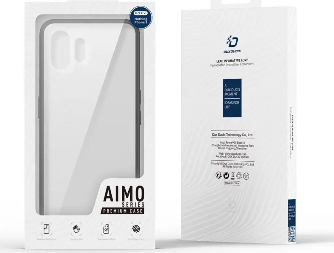Dux Ducis Aimo Back Cover Case - Nothing Phone (2) - Zwart