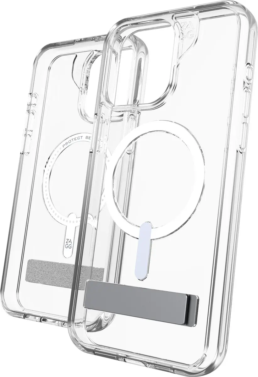ZAGG Crystal Palace Snap KS 702312623 iPhone 15 Pro Max Hoesje - Transparant