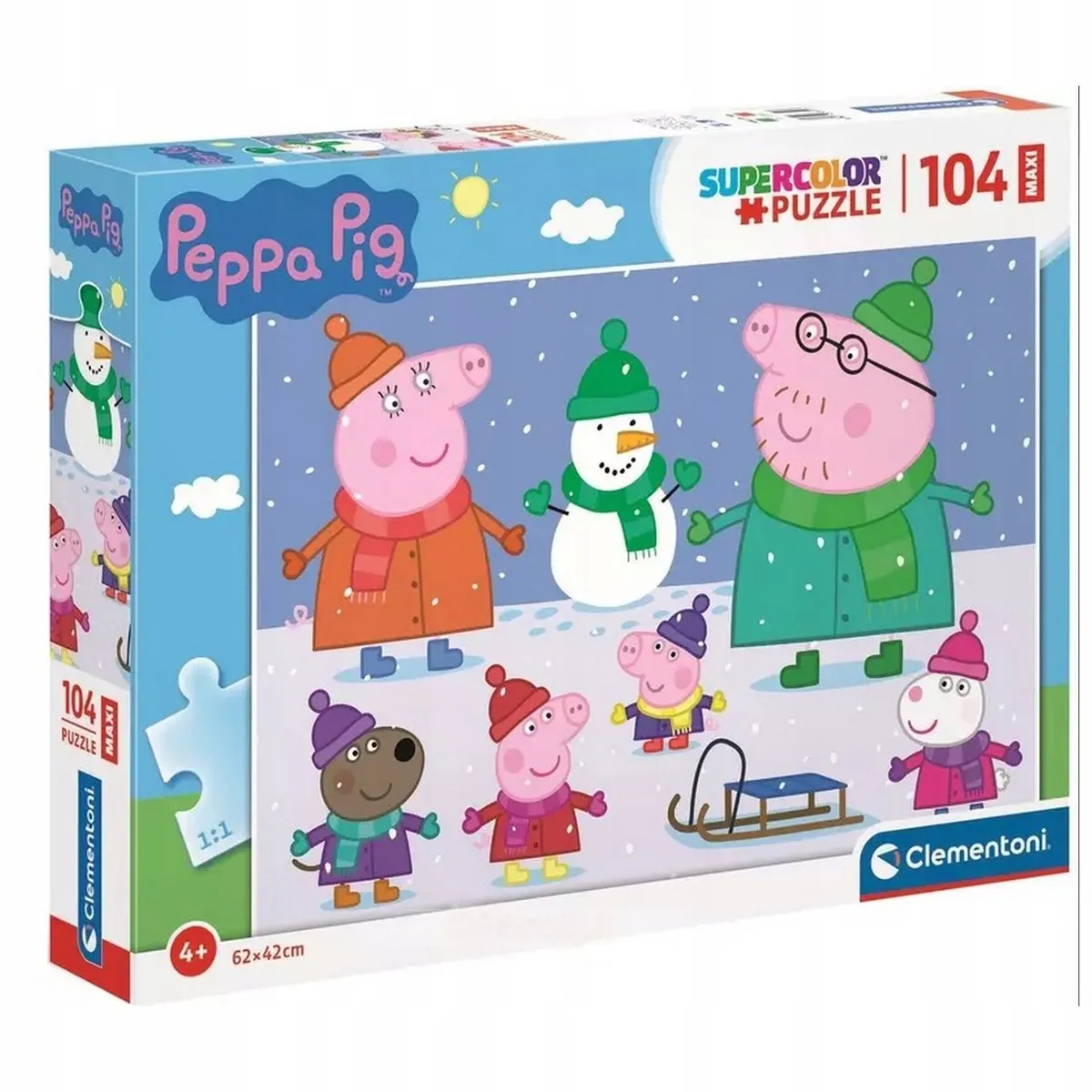 Clementoni Peppa Pig Maxipuzzel 104 Stuks