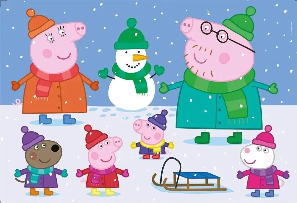 Clementoni Peppa Pig Maxipuzzel 104 Stuks - Meerkleurig