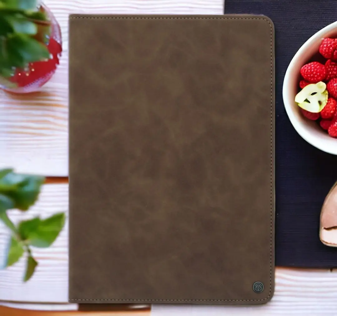 Caseme Bookcase Tablethoes - Lichtbruin - 10.2" - o.a. iPad 9e gen