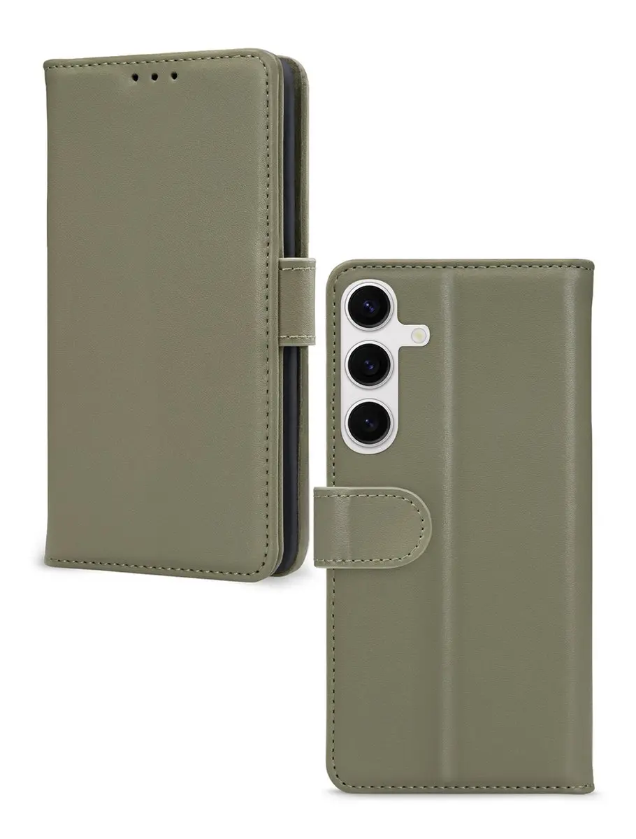 Mobilize Premium Gelly Bookcase Portemonneehoes Samsung Galaxy S24 FE - Groen