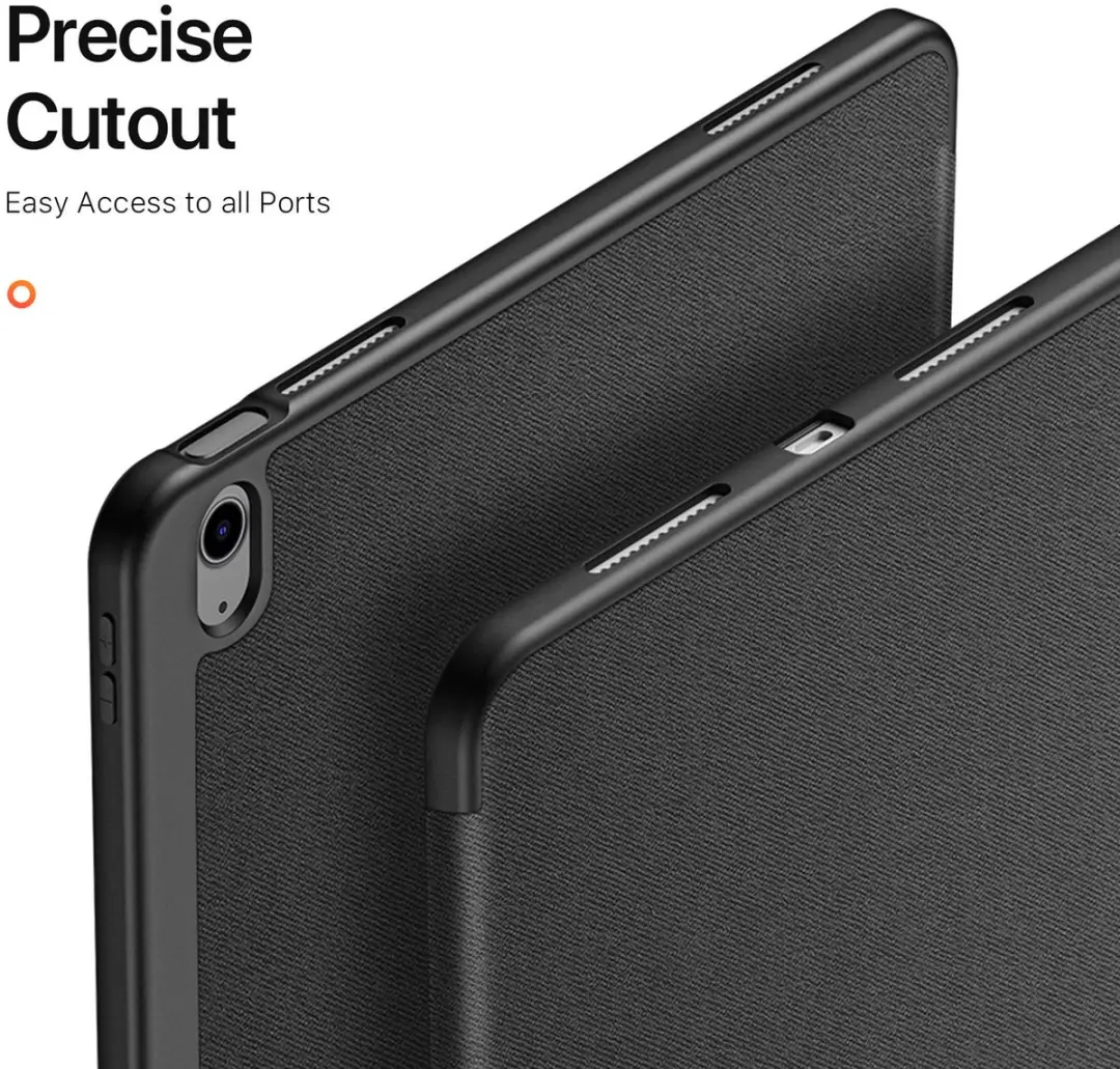 Dux Ducis Domo Book Case SH00075532 - iPad Air 13 (2024) Hoes - Zwart