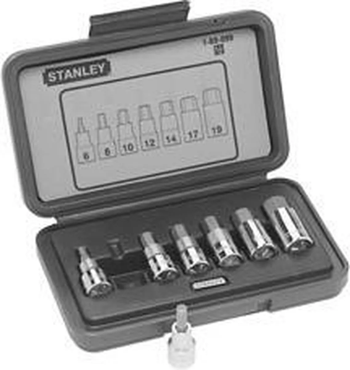 Stanley 1/2" Dopsleutelset 7-delig