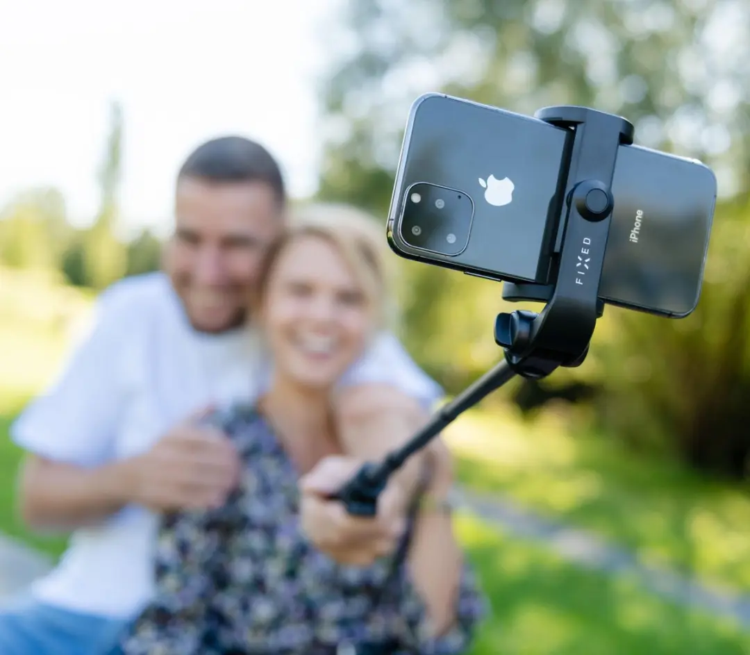 Fixed Snap Lite Selfiestick & Statief - 5 Inch - 1 kg - Zwart