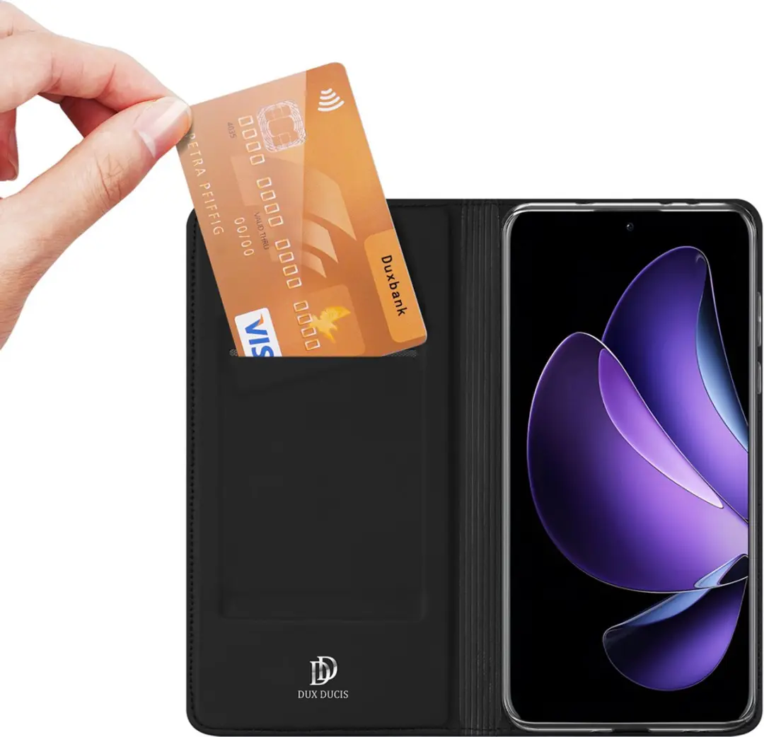 Dux Ducis Slim Softcase Bookcase Oppo Reno 13 Pro SH00085751 - Zwart