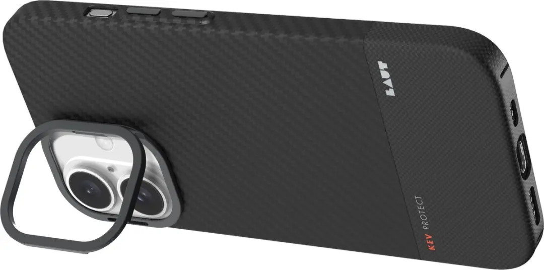 Laut Kev Protect iPhone 16 Hoesje - Zwart - LIP24AKEBK