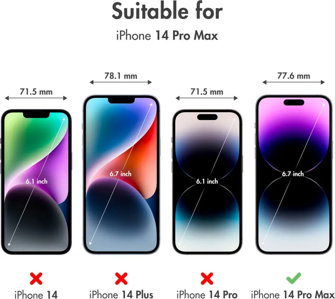 Burga Tough Case iPhone 14 Pro Max Royal - Blauw