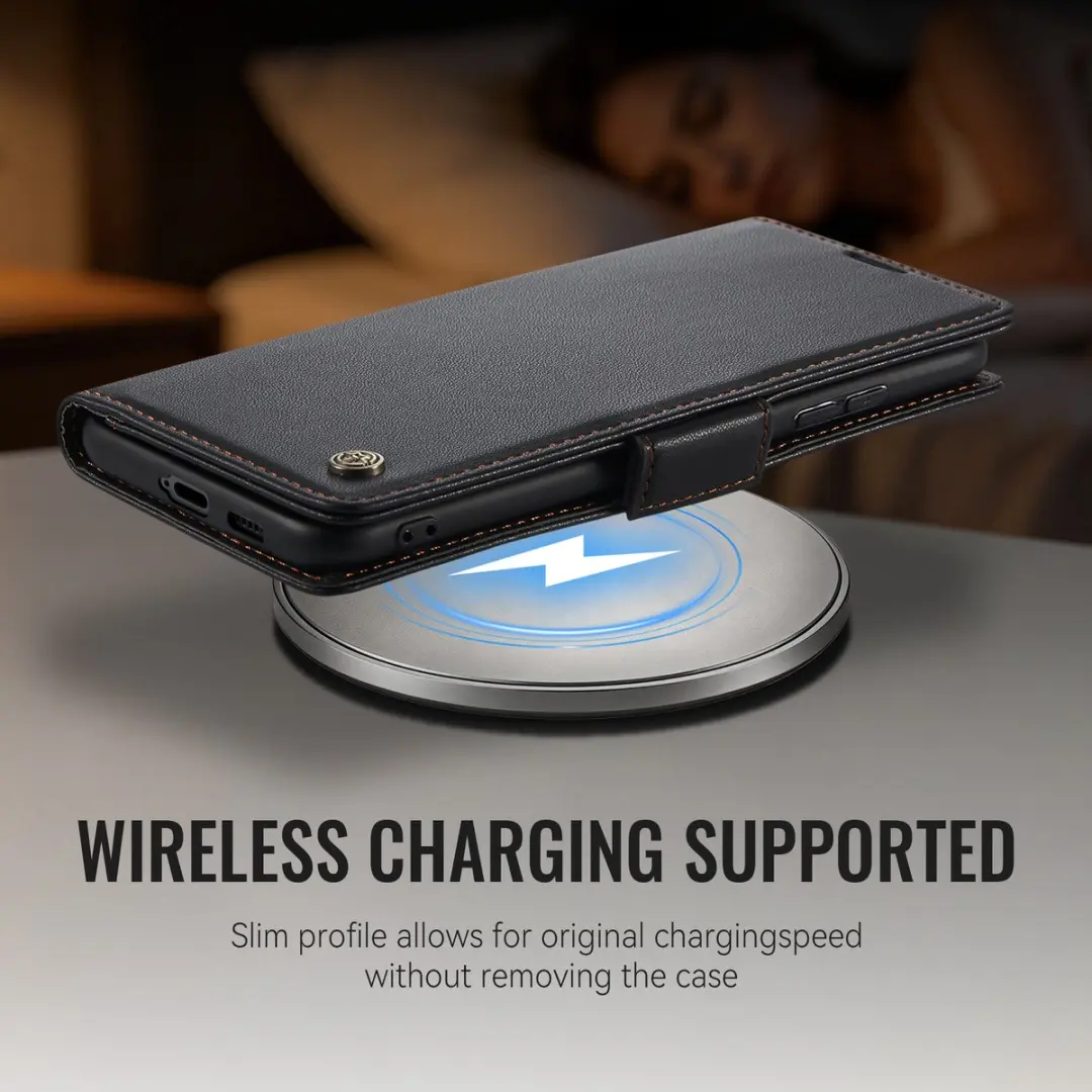 Caseme Wallet Case Xiaomi 17 Ultra - RFID Zwart - afbeelding 6 van 6