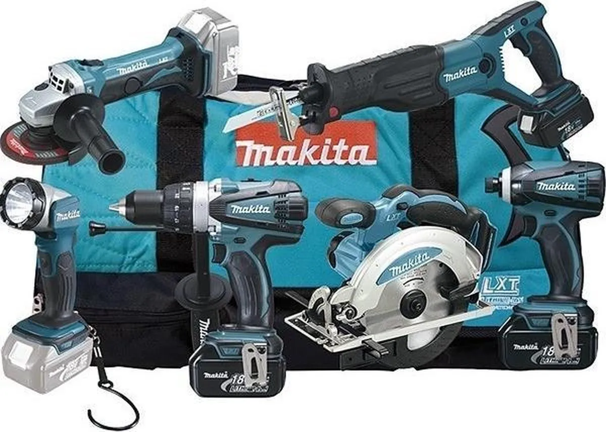 Makita DLX6011 Combo-kit - 6 Gereedschappen - 1 Accu - afbeelding 2 van 2