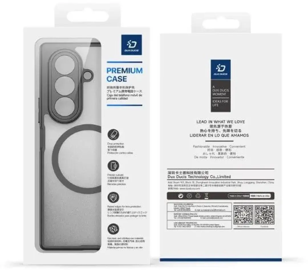 Dux Ducis Expn Hoesje Samsung Galaxy Z Fold 7 - Hardcase Zwart