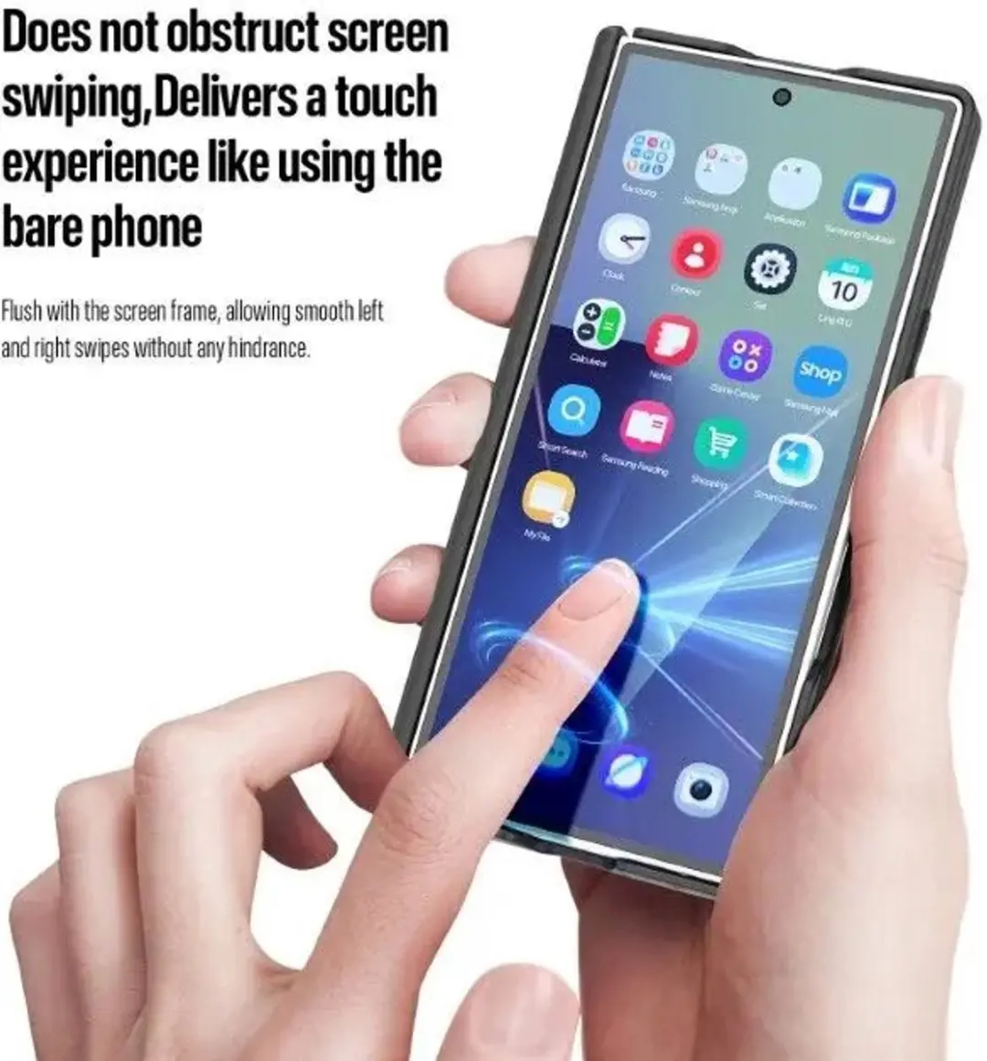 Dux Ducis Expn Hoesje Samsung Galaxy Z Fold 7 - Hardcase Zwart