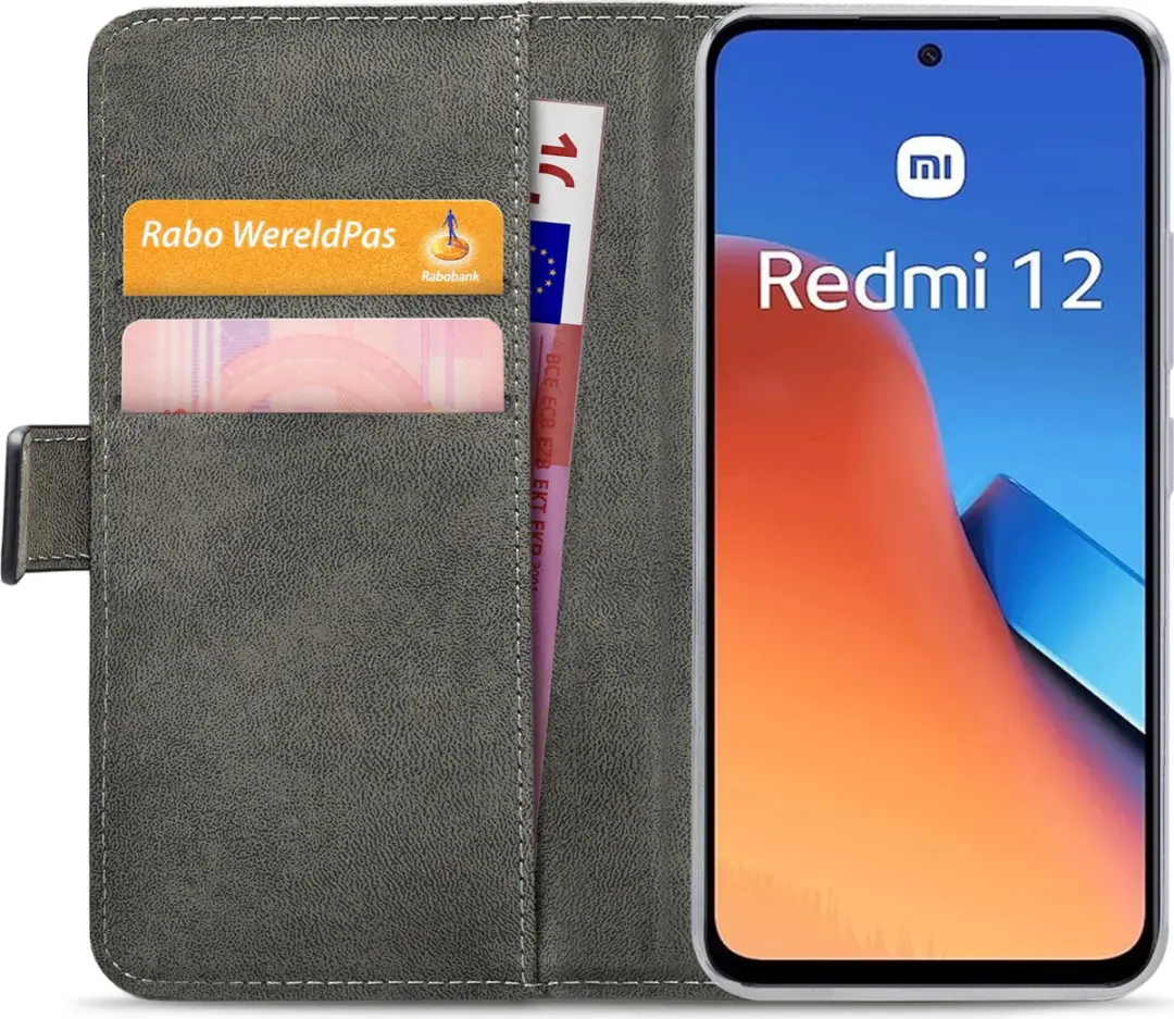Mobilize Classic Gelly Wallet Bookcase Xiaomi Redmi 12 - Pasjeshouder Zwart - afbeelding 6 van 6