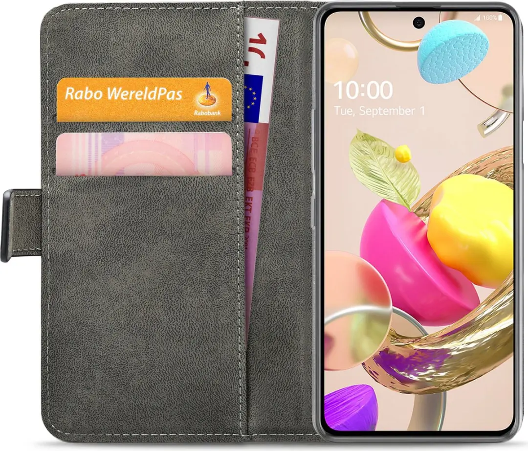 Mobilize Classic Gelly Wallet Bookcase LG K42 - Zwart