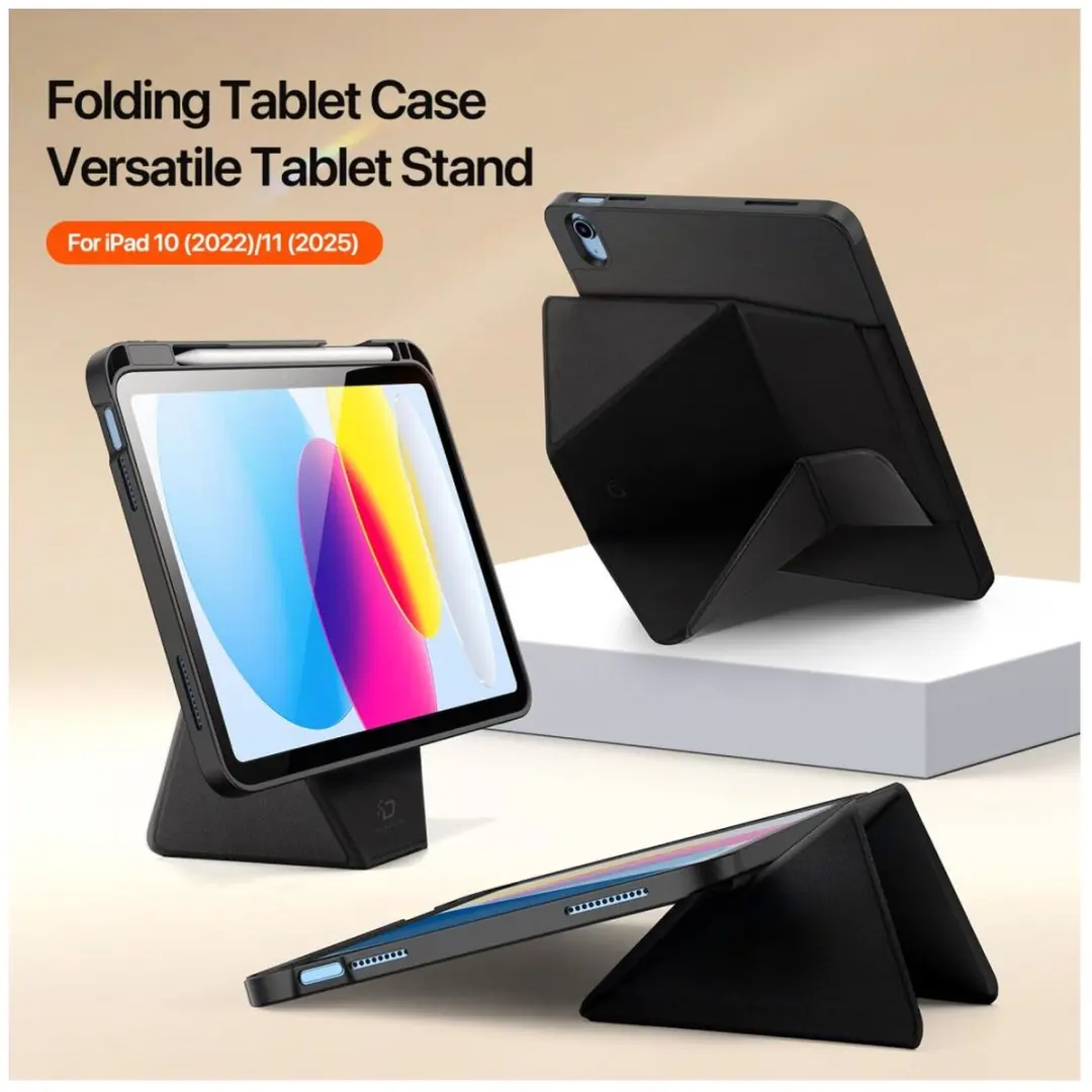 Dux Ducis Vers Hoes iPad 11 (2025) 10.9" - Book Case Zwart