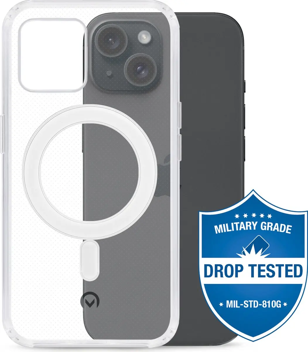 Mobilize Naked Protection MOB-NPCMSC-IPH15 iPhone 15 Hoesje - Transparant