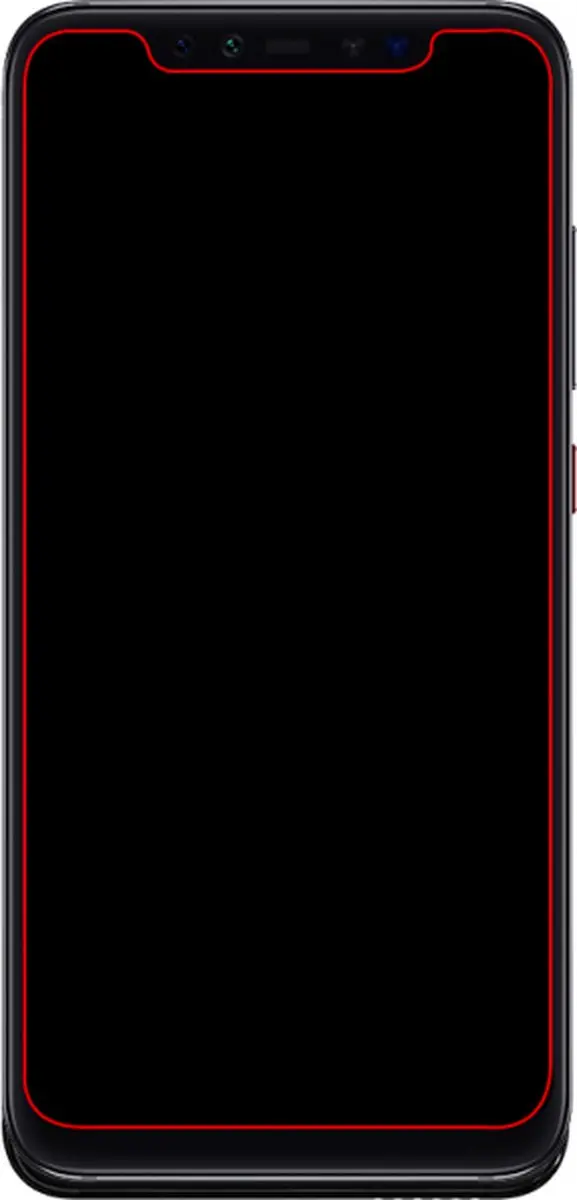 Mobilize Xiaomi Mi 8 Pro Glas Screenprotector - Case Friendly