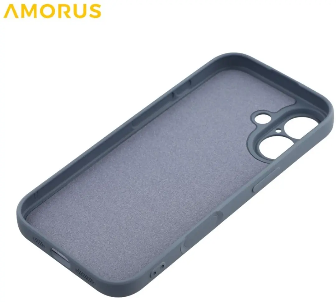 Amorus iPhone 17 Hoesje Slate Grey
