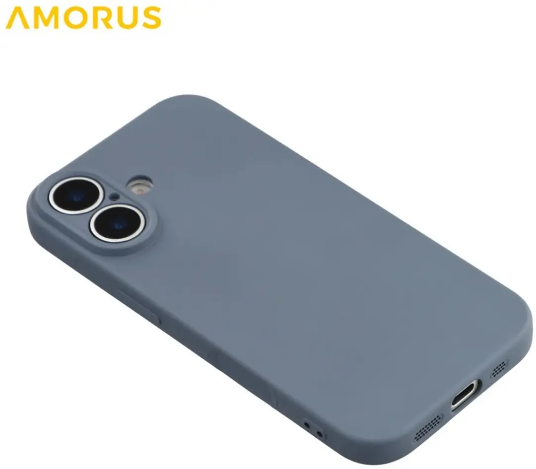 Amorus iPhone 17 Hoesje Slate Grey