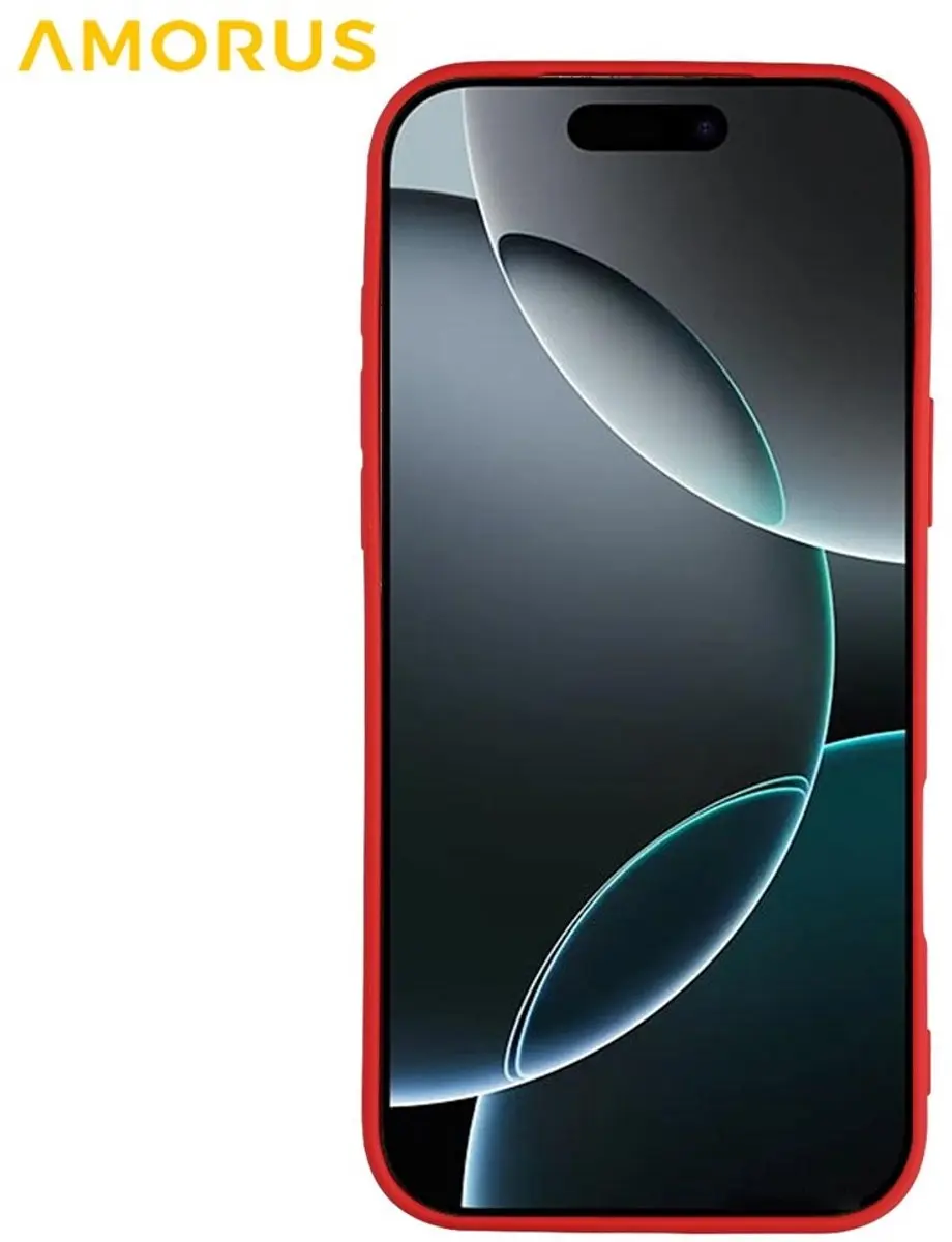 Amorus iPhone 17 Pro Max Hoesje - Cadmium Red