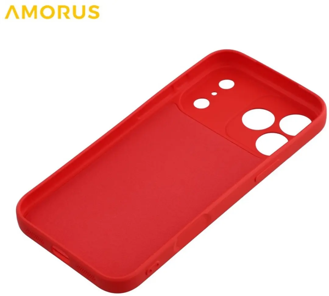 Amorus iPhone 17 Pro Max Hoesje - Cadmium Red - afbeelding 6 van 6