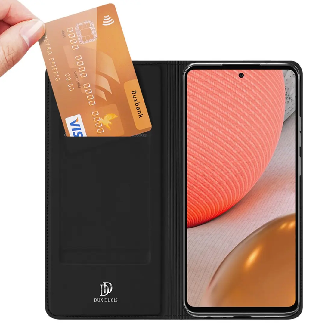 Dux Ducis Skin Pro Book Wallet Case Samsung Galaxy A72 - Zwart