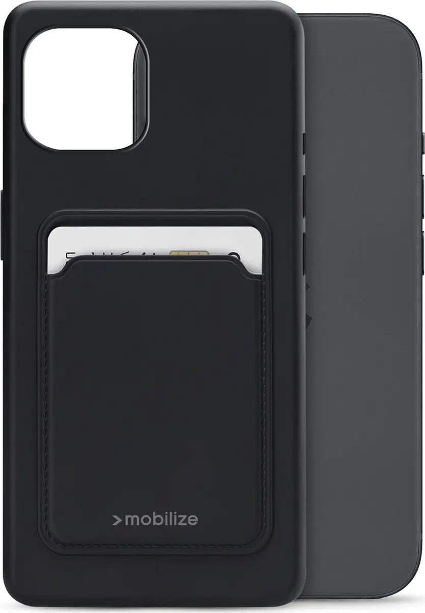 Mobilize iPhone 15 Hoesje MOB-GCCMB-IPH15 - Kaarthouder - Zwart