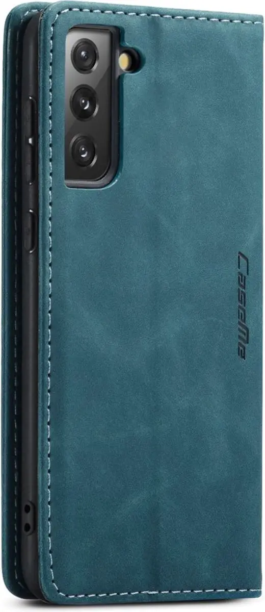Caseme 013 Book Case Hoesje Samsung Galaxy S21 FE - Blauw