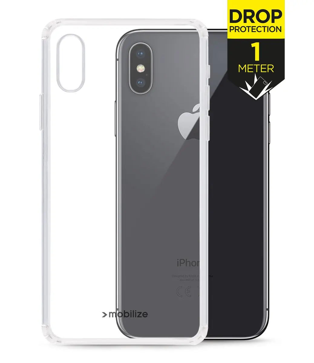 Mobilize Naked Protection MOB-NPCC-IPHX iPhone X Hoesje - Transparant