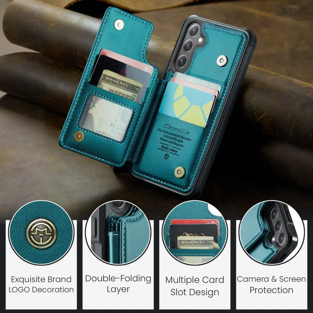 CaseMe C22 Hoesje Samsung Galaxy S26 Plus - Groen - afbeelding 6 van 6