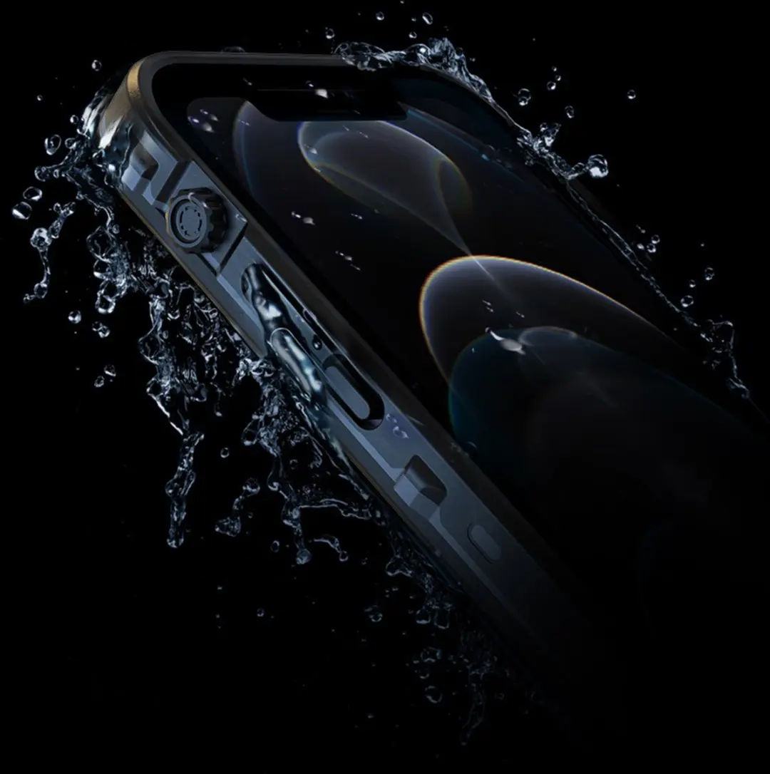Redpepper Dot Plus iP12-61541712801 Hoesje - iPhone 12/Pro - Waterdicht - Zwart - afbeelding 6 van 6